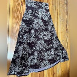 Floral Print Maxi Skirt